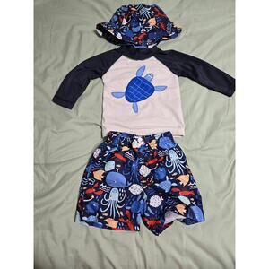 Gymboree baby 12 to 18 month boys swim set